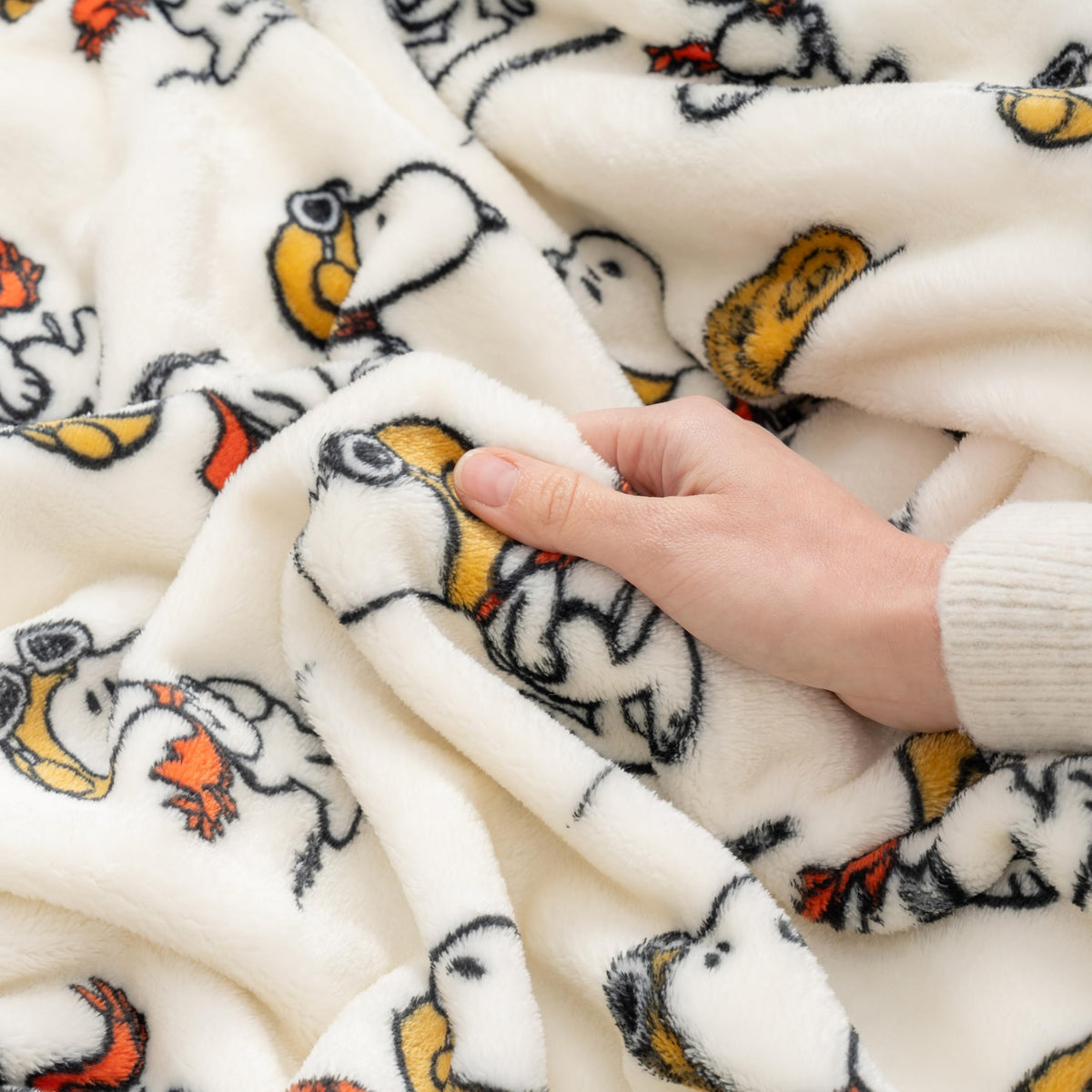 Official Peanuts licensed decor highlighted with Berkshire Blanket throw