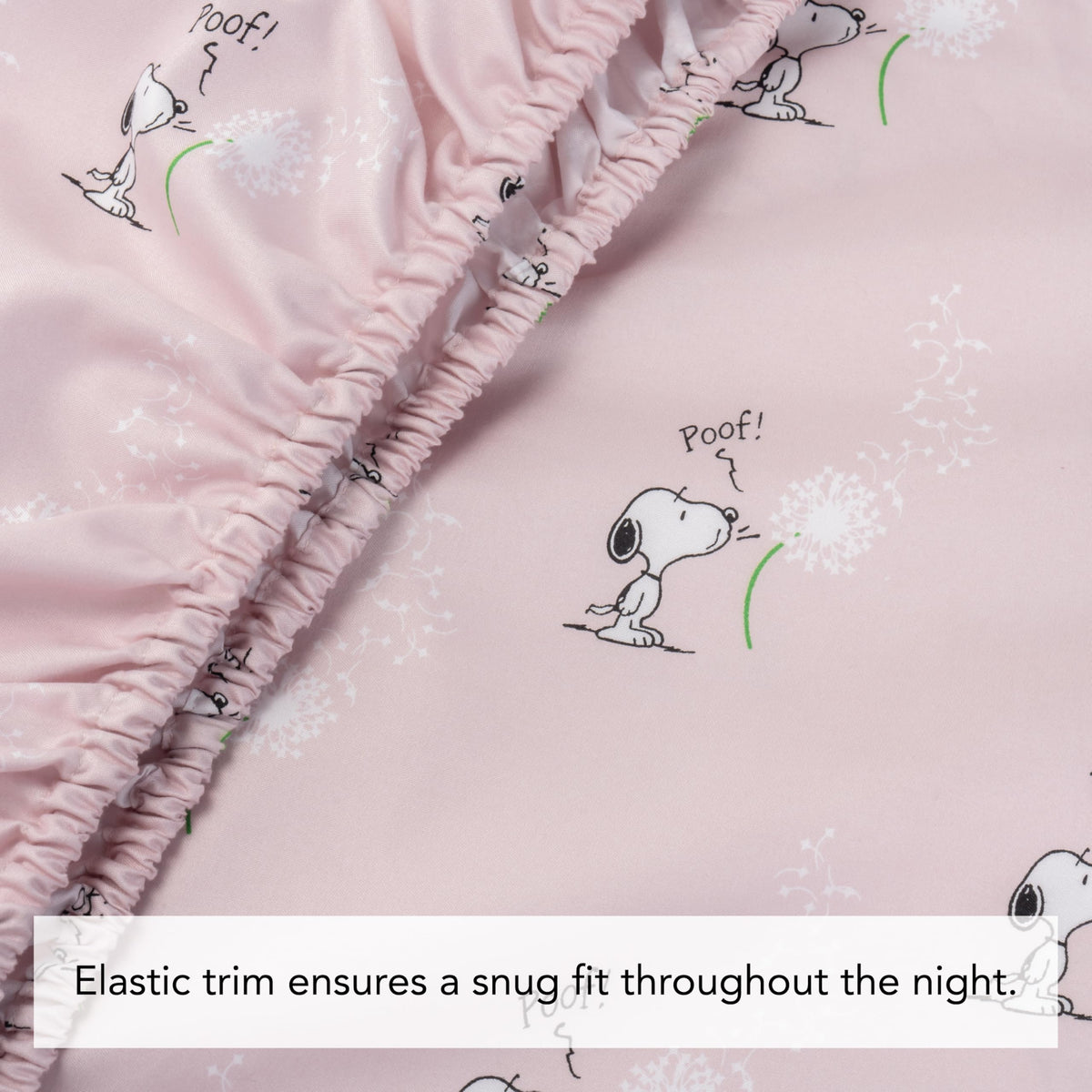 Berkshire Blanket Peanuts Snoopy pillowcases—two-piece set with durable colors.
