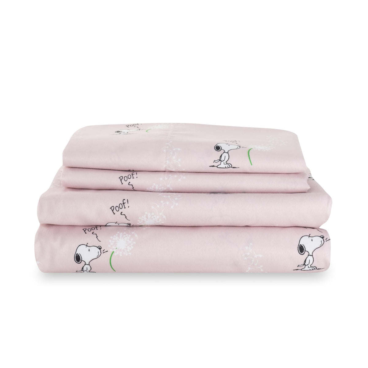 Berkshire Blanket Peanuts Snoopy flat sheet—soft microfiber for year-round comfort.