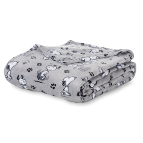 Berkshire Blanket Peanuts Snoopy VelvetLoft blanket offers cozy lounging with iconic character.