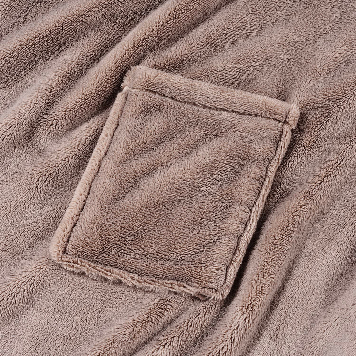 One-size-fits-most 58x64 silhouette worn by a model