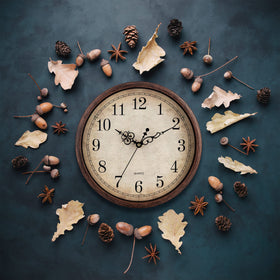 Bernhard Products silent sweep movement clock face for a quiet living space