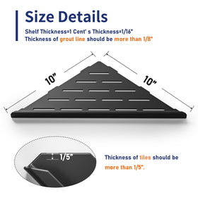 Bernkot stainless steel shelf is low maintenance and durable.