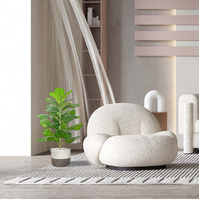BESAMENATURE weighted cement bottom provides stability on desks and shelves.