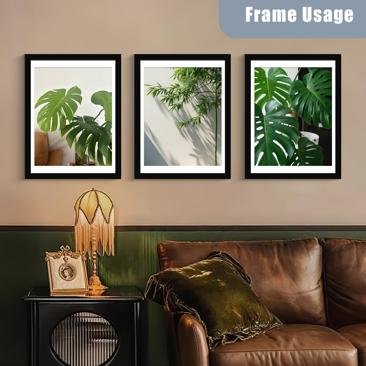 BESCRCL 16x20 frame with mat for a layered photo presentation