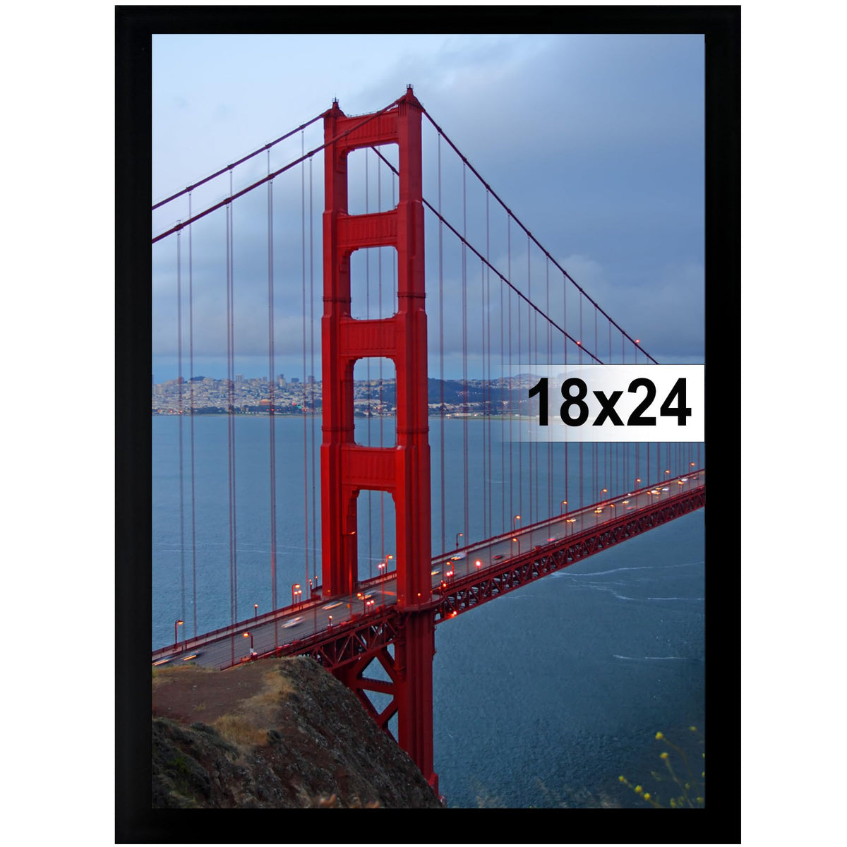 BESCRCL 18x24 frame back panel ready for wall mounting, easy setup.