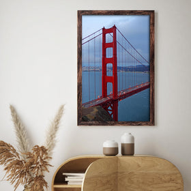 Acrylic front cover in BESCRCL frame with protective films before use