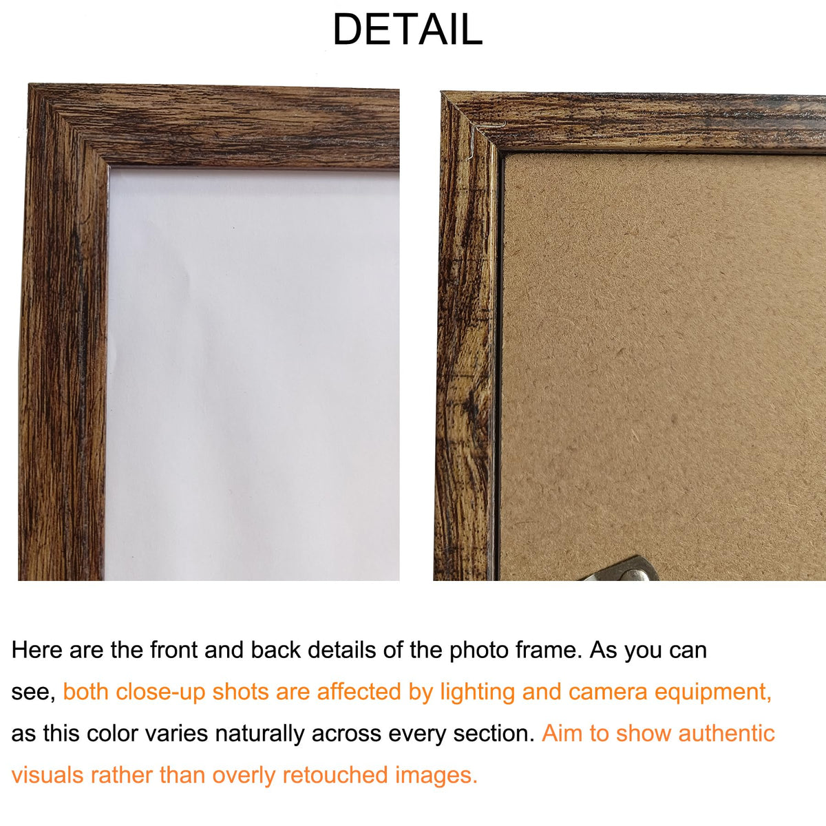 BESCRCL 24x30 brown frame gallery-ready for home displays