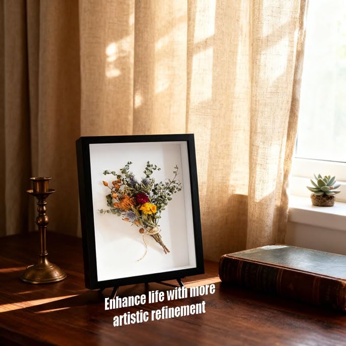 BeSlivewell wall-mounted shadow box with easy hardware