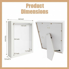 BeSlivewell shadowbox 4-pack with wall-mount option for gallery-ready presentation.