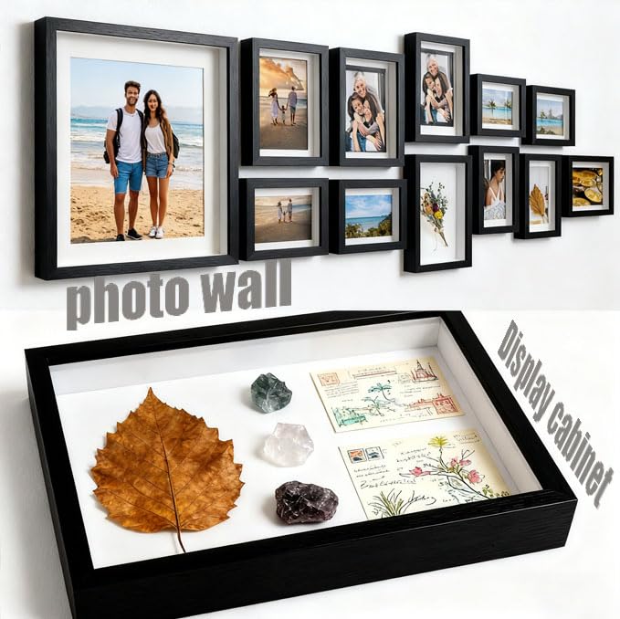 BeSlivewell sturdy wood shadow box construction for durability