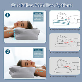 Bespillow armrest design image demonstrates unrestricted arm placement during sleep