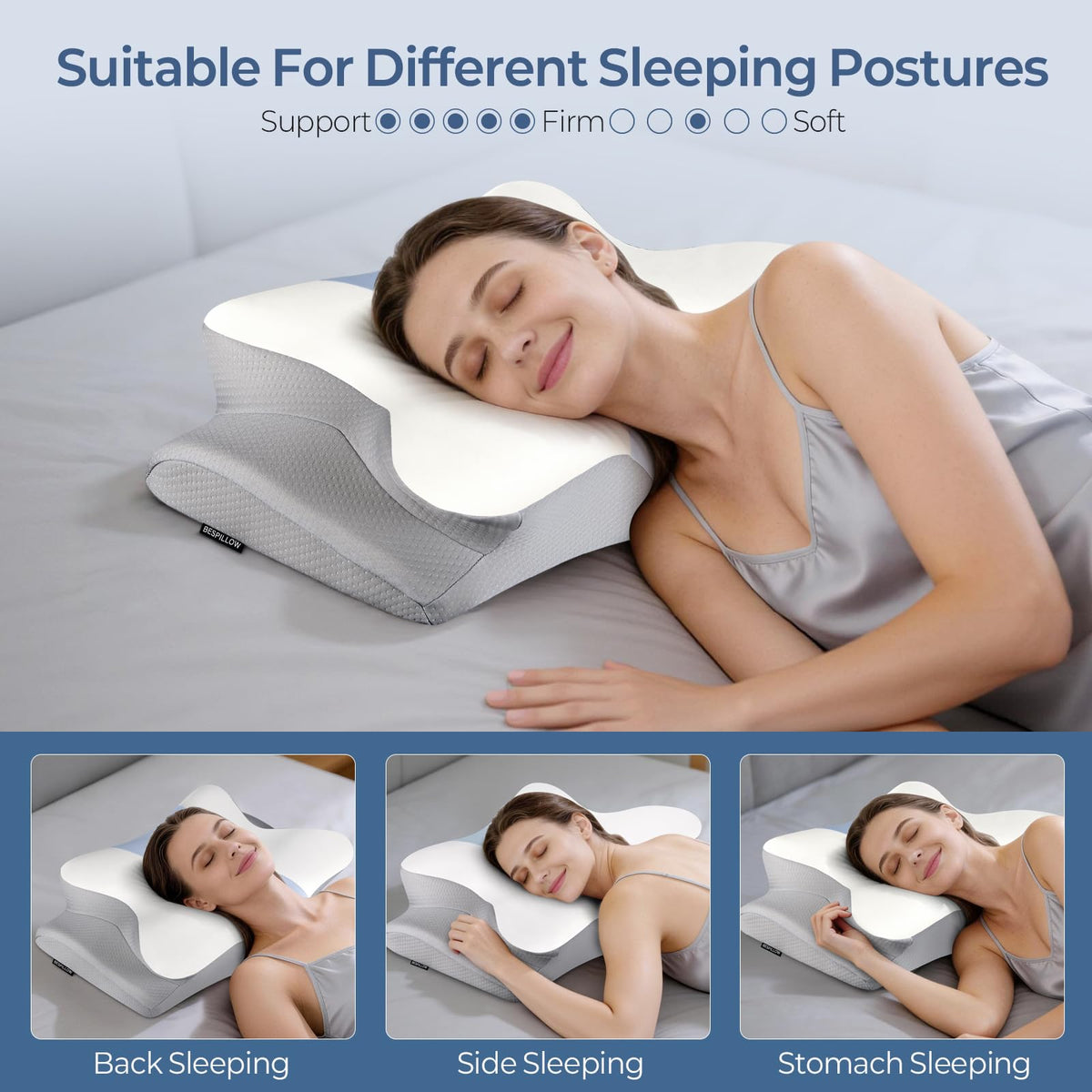 Bespillow neck pillow armrest for easy arm placement