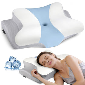 Bespillow cervical pillow supports side sleepers with steady neck alignment