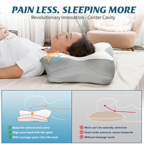 Bespillow contour support provides targeted neck relief without compromising comfort
