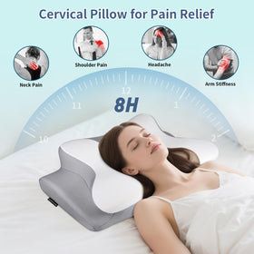Bespillow memory foam core closeup showing quick rebound and softness