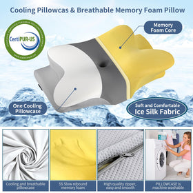 Bespillow memory foam pillow showcases CertiPUR-US and Oeko-Tex certified materials for safety
