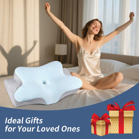 Bespillow removable washable cover for easy care and freshness.
