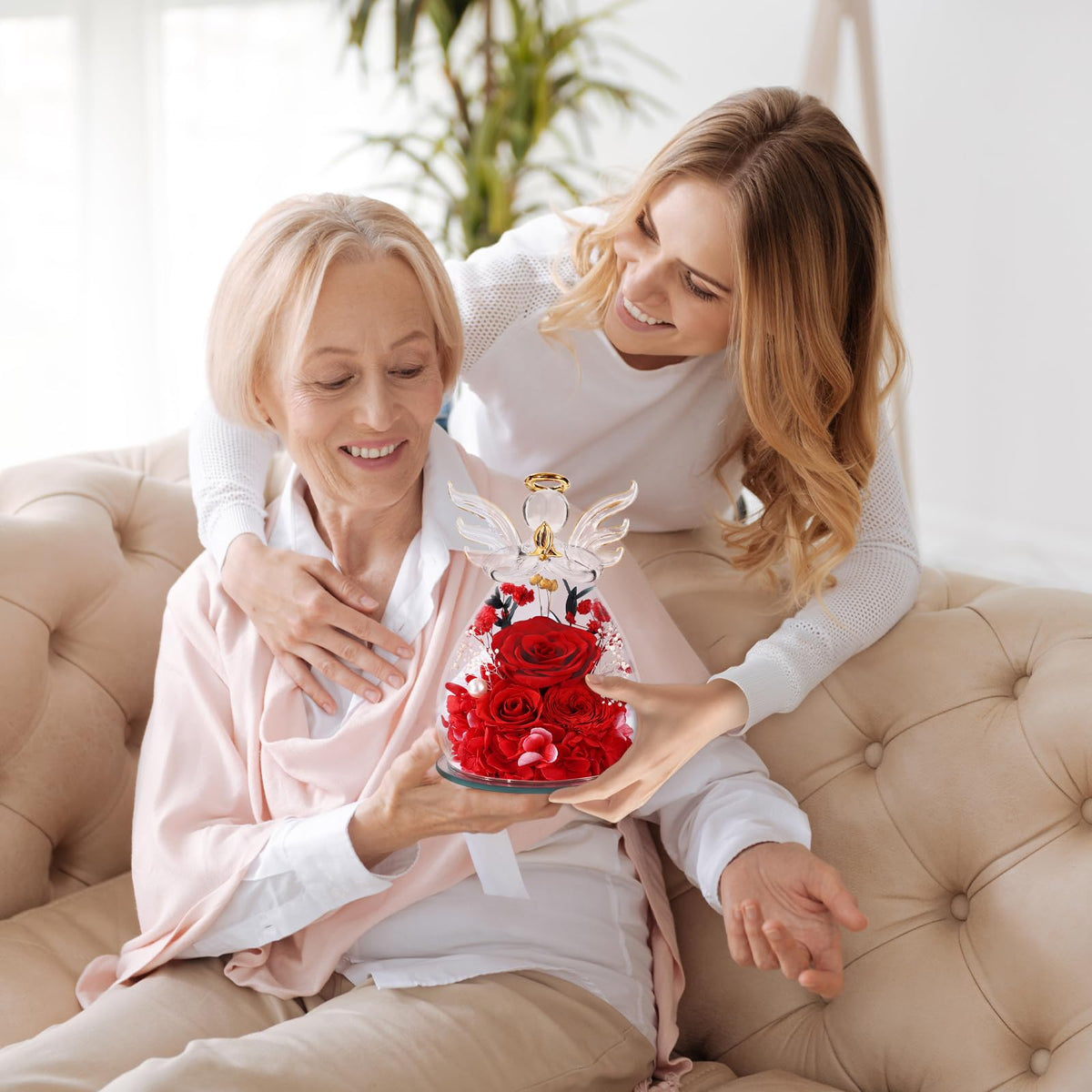 Bessol preserved rose in premium gift box, ready to gift.