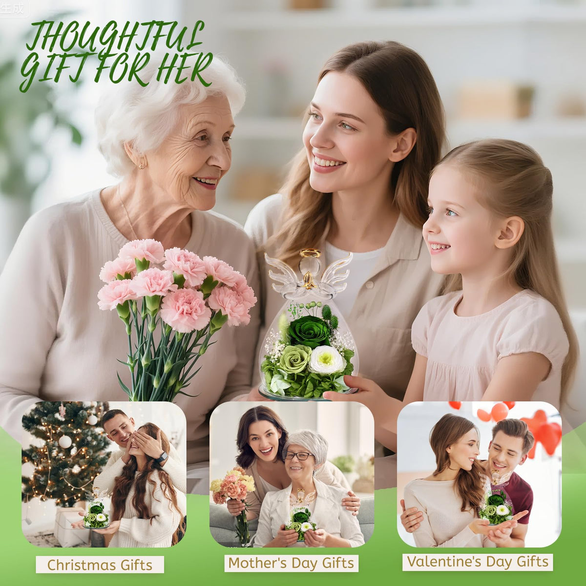 Bessol handcrafted angel keepsake brings comfort and memory preservation.