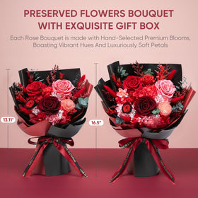 Bessol home decor accent with eternal blooms for romance