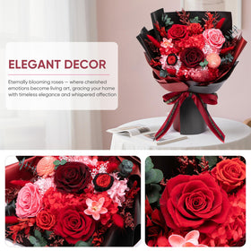 Bessol mothers-day-decoration with timeless preserved roses for mom