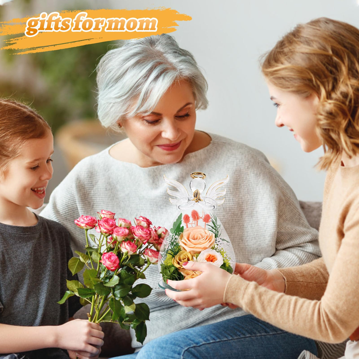 Bessol preserved rose under a glass dome with warm LED glow for cozy evenings.