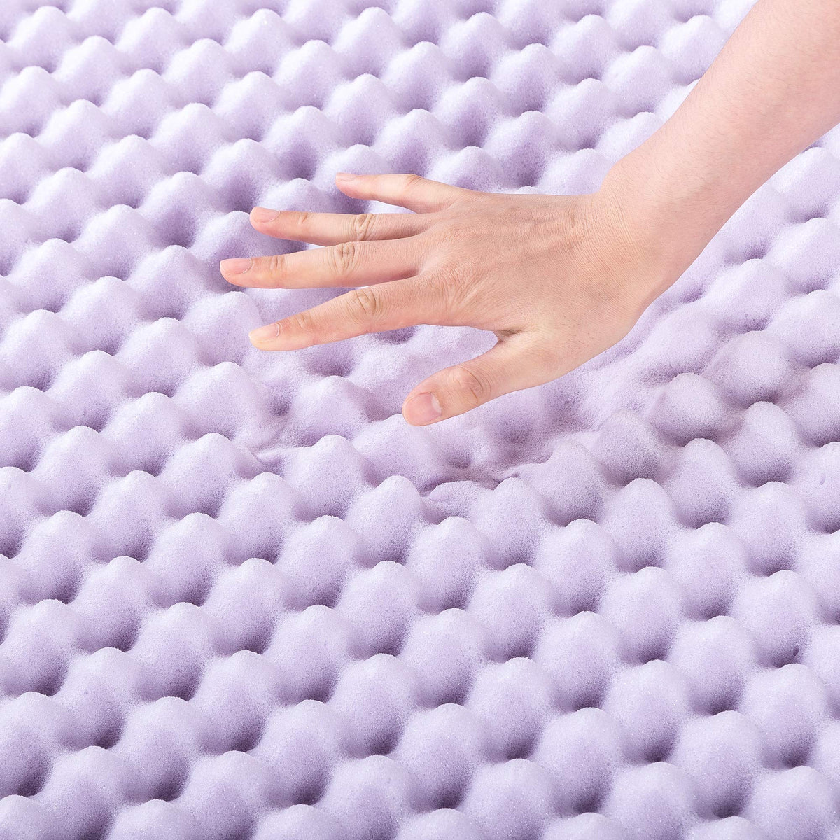 Best Price Mattress egg crate design supports pressure relief and airflow