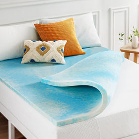 Best Price Mattress Swirl Gel AeroBreeze topper cooling under standard sheets for cooler nights