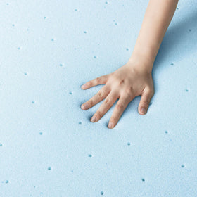 Best Price Mattress gel-infusion-cooling topper demonstrates efficient heat distribution during sleep.