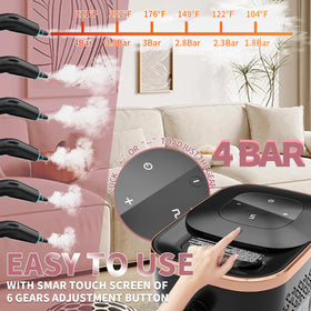 Bestbuy8 accessory kit includes brushes and glass scraper for tiles and windows.