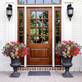 Besteek silk-stem artificial flowers with flexible, durable stems