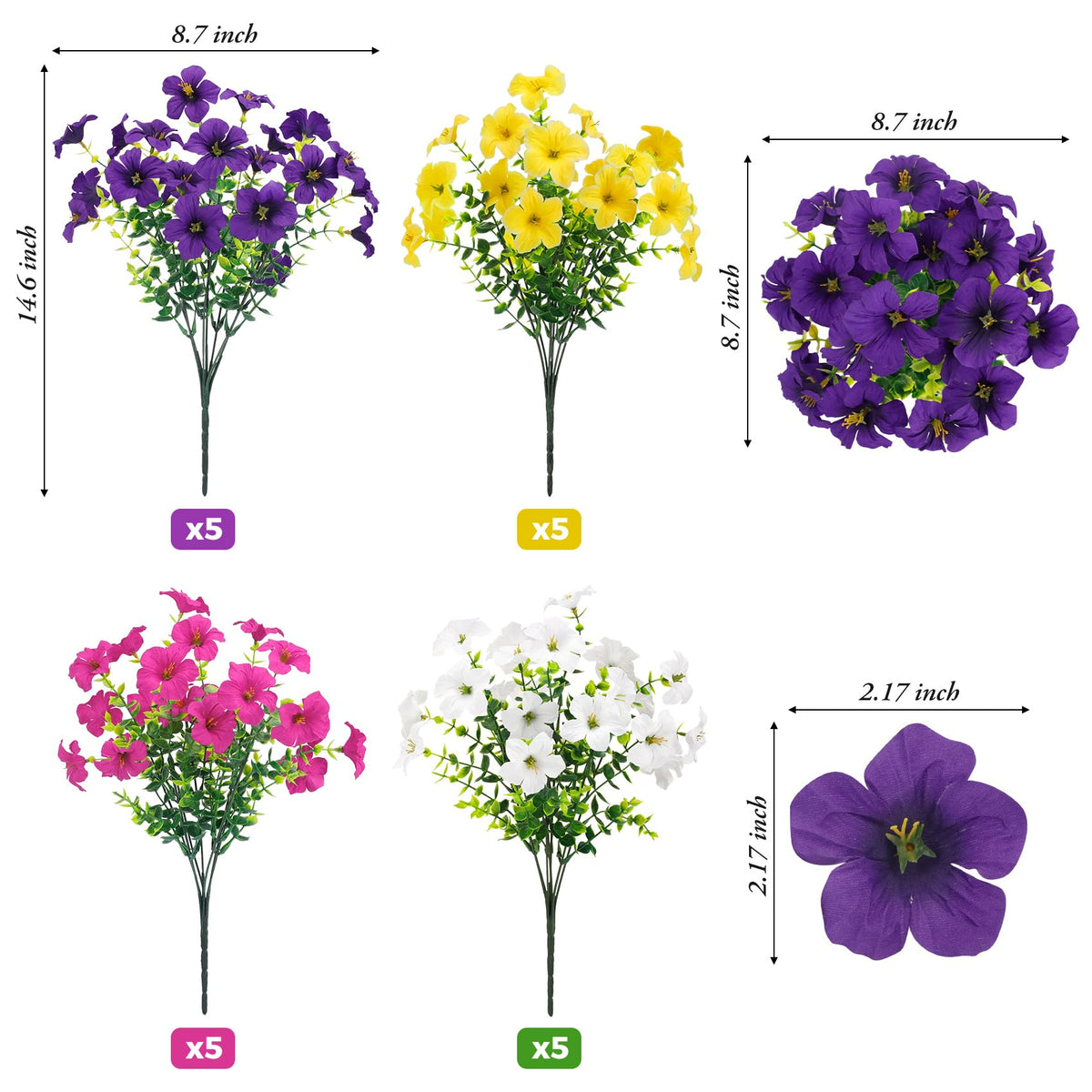 Besteek fuchsia bundles brighten porches and garden borders.