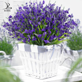 Besteek lavender decor ideal for porch or garden settings with UV resistance.