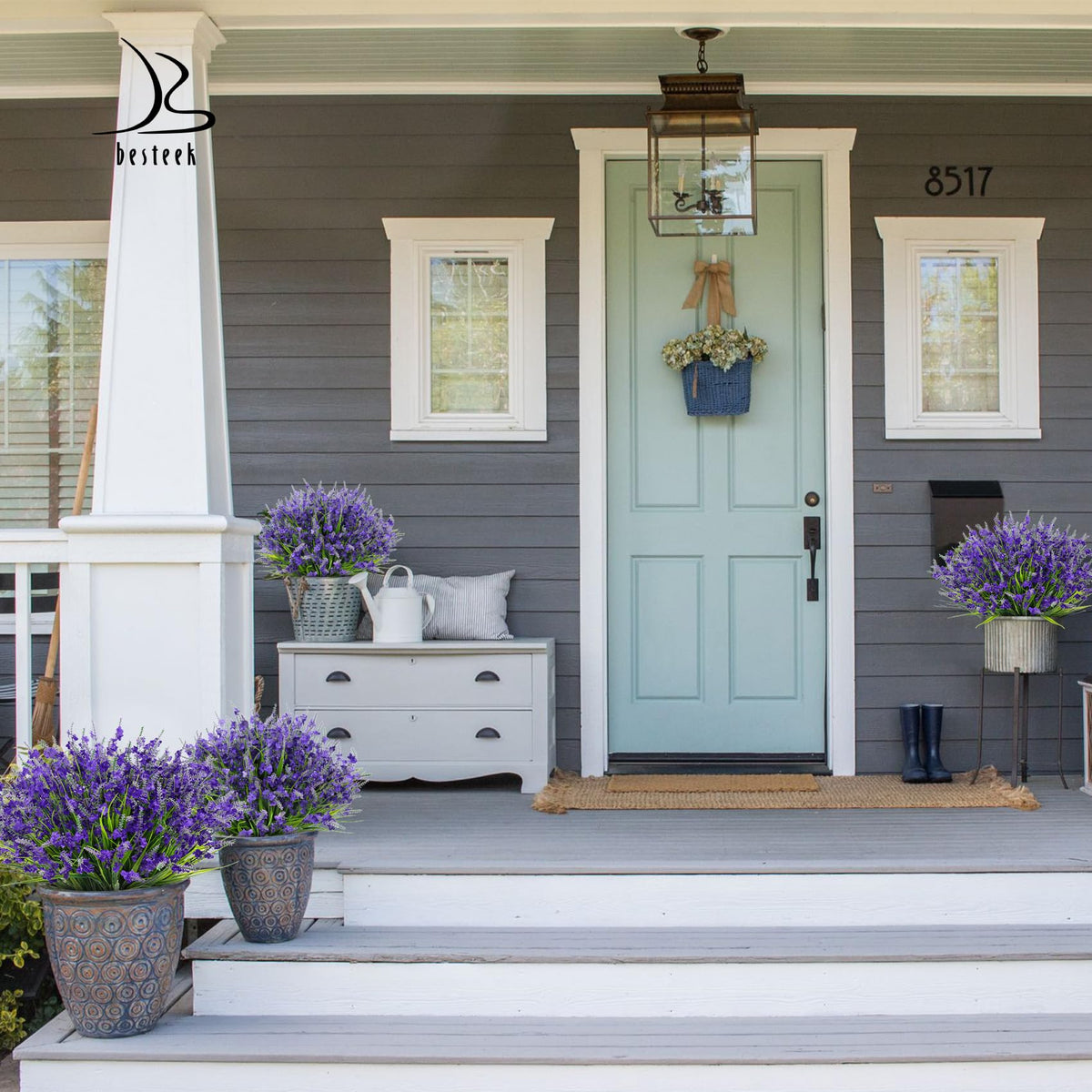 Besteek lavender stems with detachable flowers and iron-wire stems for flexible layouts.