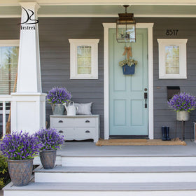 Besteek lavender stems with detachable flowers and iron-wire stems for flexible layouts.