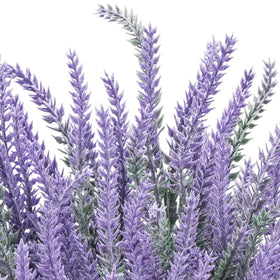 Besteek lavender flowers table centerpiece showcasing durable year-round beauty.