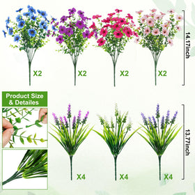 Besteek lavender-daisy bundle showcasing lush blooms for garden display