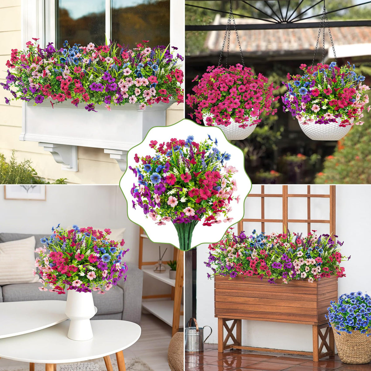 Besteek UV-resistant outdoor flowers designed to endure sun exposure