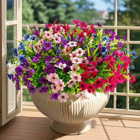 Besteek windows and garden DIY artificial flower set for versatile styling