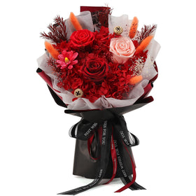 BestFlower Eternal bouquet in purple for timeless home décor