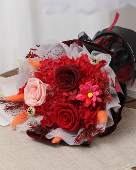 BestFlower Eternal bouquet in yellow brings cheerful vibes