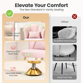 BestGlory Gold metal legs provide a sturdy, stylish foundation for any room