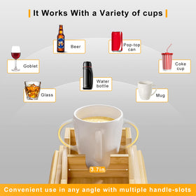 Bestjing detachable couch table converts to a laptop or placemat.