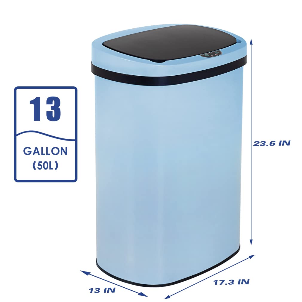 BestOffice 50-liter capacity ideal for kitchen, bathroom, and office waste.