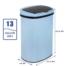 BestOffice 50-liter capacity ideal for kitchen, bathroom, and office waste.