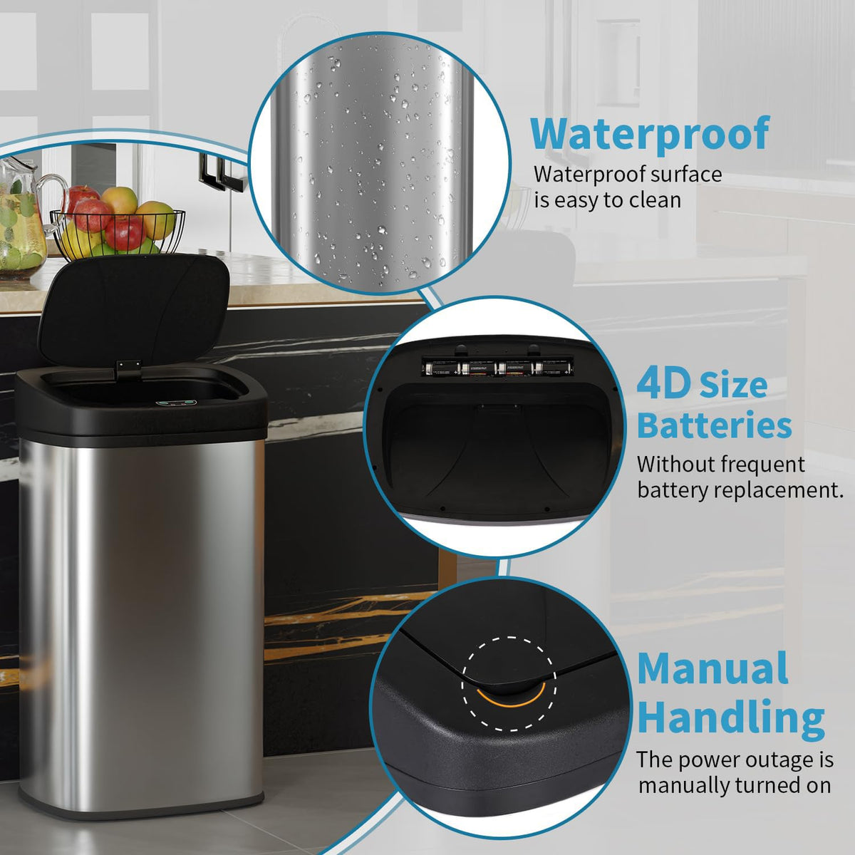 BestOffice 82L space-saving-design helps keep countertops tidy in compact layouts.