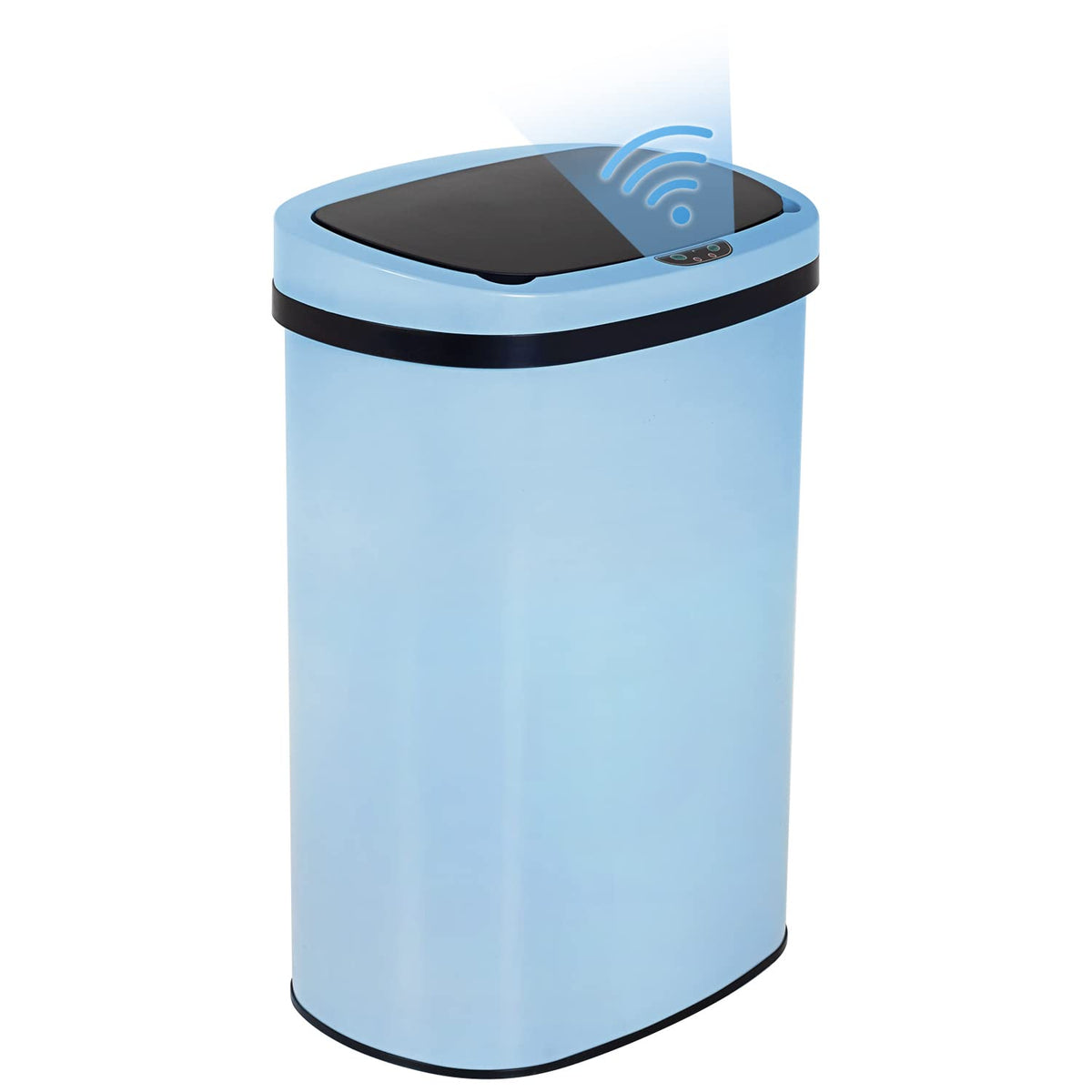 BestOffice automatic trash can lid opens with motion for hands-free use.