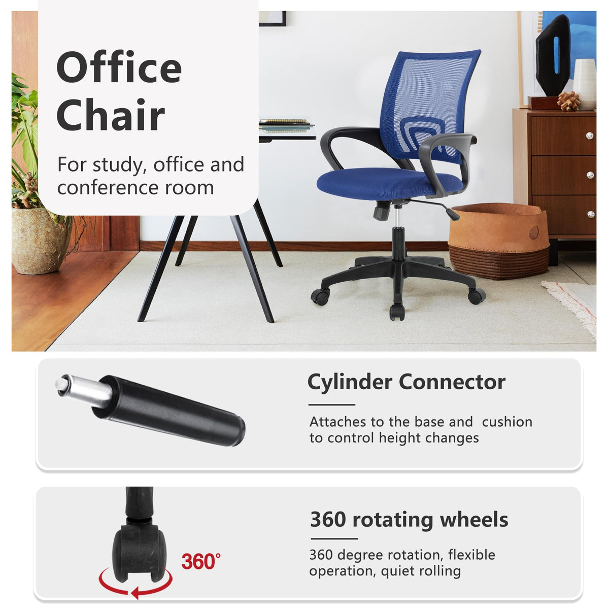 BestOffice ergonomic armrests deliver breathable, all-day shoulder support.