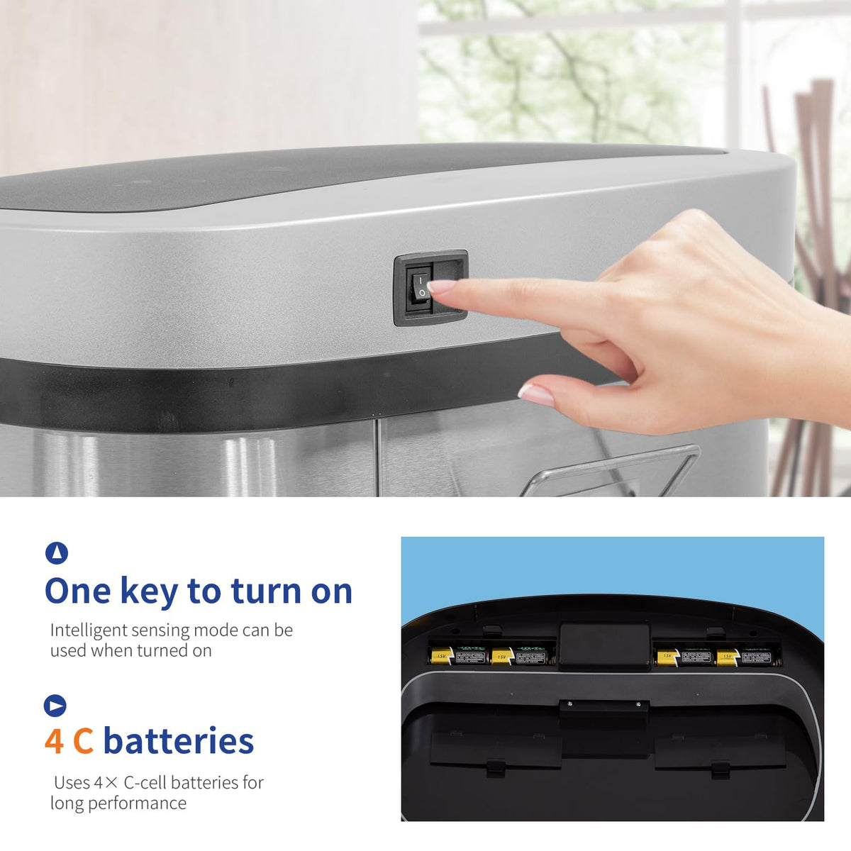 BestOffice odor-control sealed lid helps minimize kitchen smells.